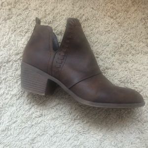 Brown booties